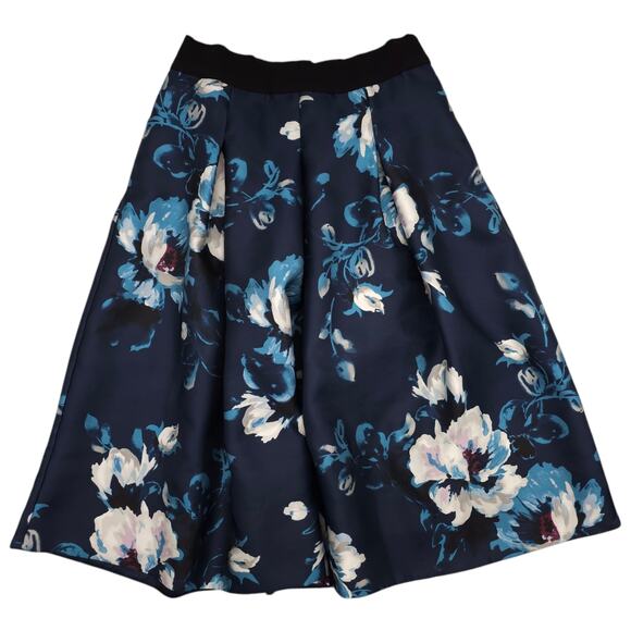 White House Black Market Dresses & Skirts - White House Black Market Skirt Womens 10 Petite Floral Midi A-Line Pleated